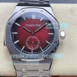 Swiss Clone Audemars Piguet Royal Oak Smoked Burgundy Dial Minute Repeater Watch 